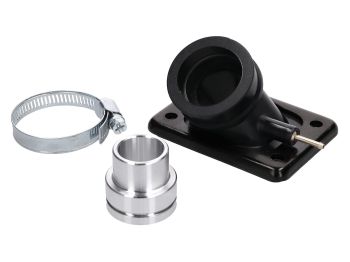 intake manifold 24mm w/ clamp fixation adapter for Minarelli AM