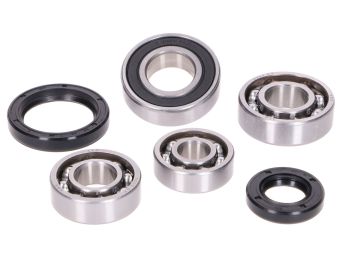 gearbox bearing set w/ oil seals for Daelim E-Five, S-Five, Vivo 50cc 2-stroke