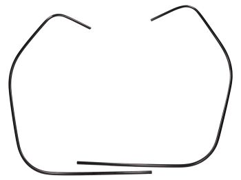leg shield edge trim, beading set Moto Nostra leg shield 1460mm black for Vespa GTS 125, GTS HPE 300, GTS Super 125, GTS Super HPE 300, GTV HPE 300