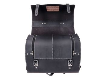 leather case black approx. 26 liters 38x27x26 for Vespa / LML