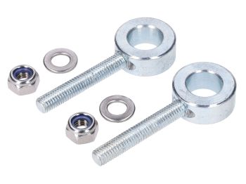 chain tensioner set M8, 15mm axle for Aprilia RX 50, SX 50, Derbi, Euro4 2018-