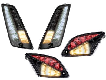 Blinker set Moto Nostra LED smoked model 2K22 for Vespa GTS 125-300 HPE 2019-