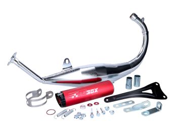 exhaust Tecnigas XS 2 chrome for Rieju, Beta, Motorhispania