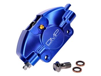 Brake caliper DMP CNC milled blue for Piaggio Sprint, Primavera, ZIP, LX