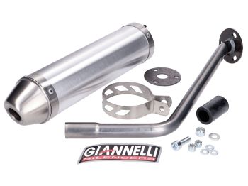muffler Giannelli aluminum for Peugeot XP6 SM 50 2006-2007, Motorhispania Furia Max 50