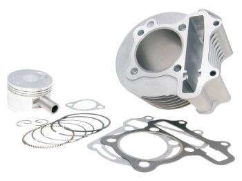 cylinder kit 150cc 57.4mm for China 4-stroke GY6 125 152QMI, 150 157QMJ