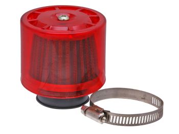 air filter Air-System metal gauze filter 38mm straight version red shield