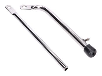 exhaust support bracket chromed adjustable universal for moped / mokick