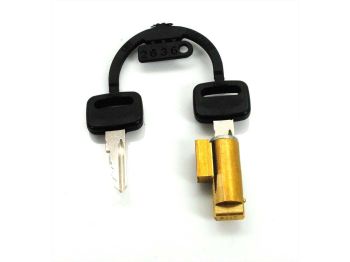 Handlebar lock brass 12mm 6mm bolt for Piaggio, Ciao, Bravo, Boxer, Si = 53985