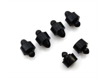 Seat bench rubber set 6-piece black for Simson, Schwalbe, SR4-1, SR4-2, SR4-3, SR4-4, KR51, KR51/1, KR51/2