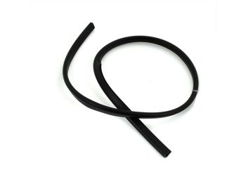 Edge band rubber 8x5mm black for moped, moped, mokick, scooter, motorcycle