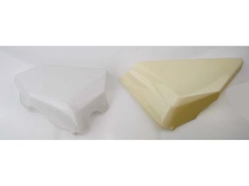 Side cover plastic raw unpainted for Zündapp CX 25, 50, Hai Type 448