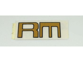 Tank sticker gold black 45mm x 20mm for Kreidler, Florett