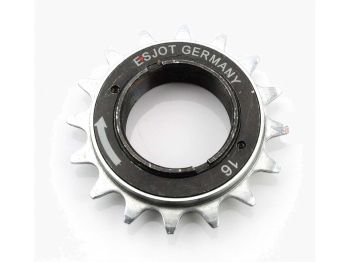Freewheel pinion Esjot steel 16 teeth M34x1 for Piaggio Ciao, SI, Bravo, Zündapp Automatic Type 442, 444, Kreidler MF, MP 2