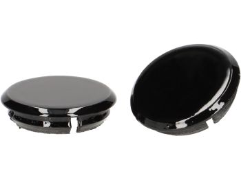 cover cap set mirror holes Moto Nostra, Nero Deciso for Vespa GTS 125 Keyless GTS 300 HPE Keyless