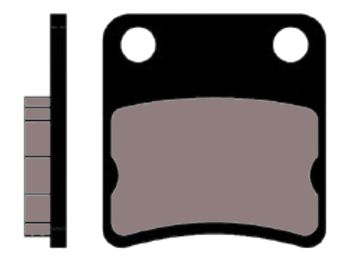 brake pads Naraku sintered for Honda Dio, Daelim Message, Cordi, Five