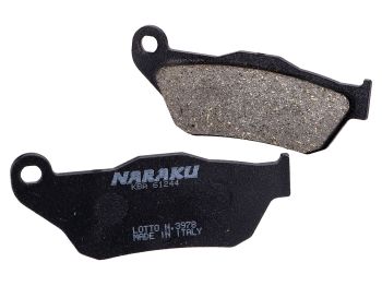 brake pads Naraku organic for MBK Skycruiser 125i, Yamaha X-Max 125i, 250i
