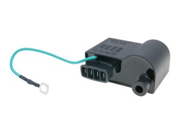 CDI unit w/ ignition coil OEM Piaggio / Derbi for AM6, Derbi Senda (Ducati / Kokusan ignition)