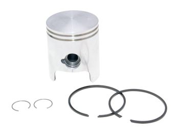 piston kit (C) OEM for Piaggio / Derbi engine D50B0 (cast iron cylinder)