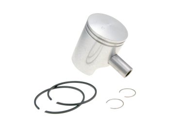 piston kit (D) OEM for Piaggio / Derbi engine D50B0 (cast iron cylinder)
