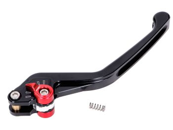 brake lever Puig 3.0 front adjustable - black red