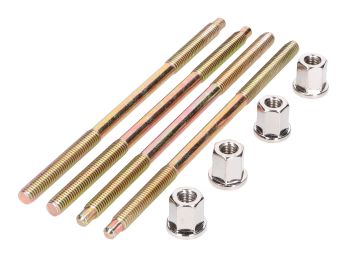 stud bolt set Schmitt w/ nuts M6x125mm for Simson S51, KR51/2, SR50