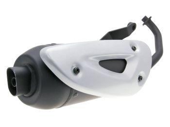 exhaust Tecno Straight for SYM 50cc 4T, Peugeot 50 4T