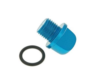 oil filler screw / oil screw plug aluminium blue for Minarelli