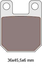 brake pads organic for Derbi Gilera Italjet Peugeot = NK430.34