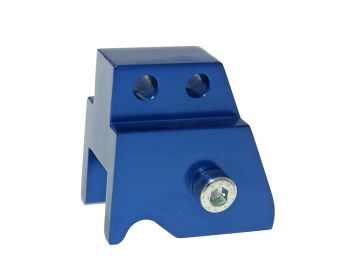 shock extender CNC 2-hole adjustable mounting - blue for Minarelli