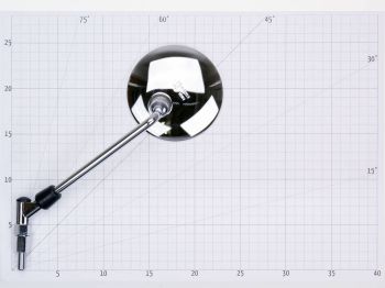 mirror left / right M10 chrome