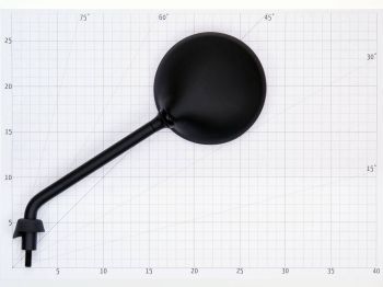 mirror left E-marked 8mm thread for Derbi Sonar, Piaggio Liberty 2-, 4-stroke, Sport (06-)