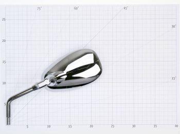 mirror left / right E-marked for Aprilia Scarabeo, Piaggio Beverly