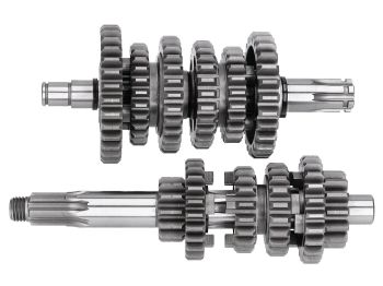 gearbox / gear shaft set 6-speed Voca Racing for Derbi EBE, EBS, D50B