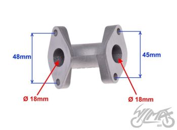 Kollektor ava 18mm, 4T, 110cc, 139FMB