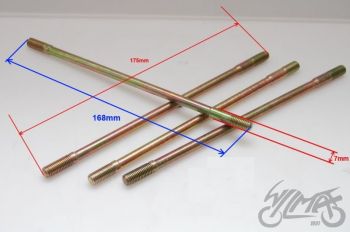 Silindri tikkpoltide komplekt