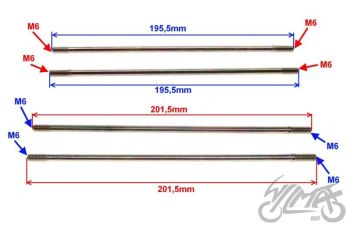 STUUDPOLDI KOMPLEKT, SILINDER 4TK PAKK 4T ATV110