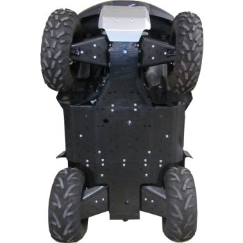 Põhjakaitse täis komplekt (plastik/alu) Suzuki LT-A 450 KingQuad