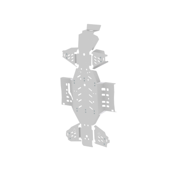 Põhjakaitse täis komplekt (alumiinium): Arctic Cat 1000 XT
