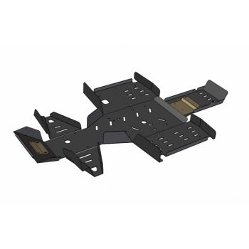 Põhjakaitse täis komplekt (plastik) Kawasaki KVF650 BruteForce Rigid