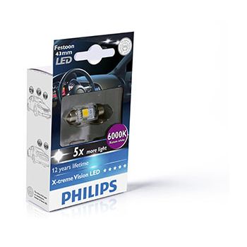 Philips festoon x-tremevision led t10,5x43 6 000 k