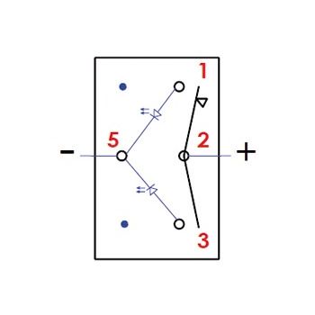 Marina R switch without toggle ON-OFF-(ON)