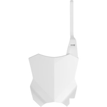 Polisport Number Plate KX250F 17-/KX450F 16-18 white