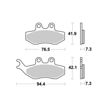 Sbs Brakepads Ceramic (774HF)