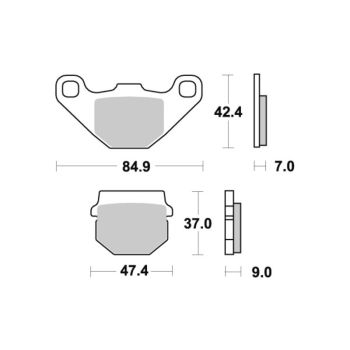 Sbs Brakepads Sintered Offroad