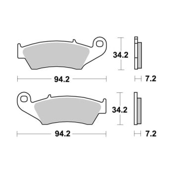 Sbs Brakepads Sintered Offroad