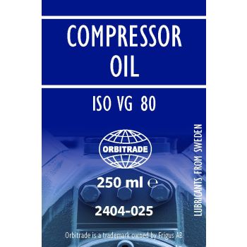 Orbitrade, Compressor oil ISO VG 80 250ml