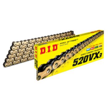D.I.D 530VX3 G&B Chain+Connecting link rivet type (ZJ)