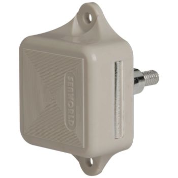 Pushbutton spring lock