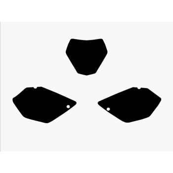 Blackbird Pre Cut Backgrounds black YZ125/250 06-14